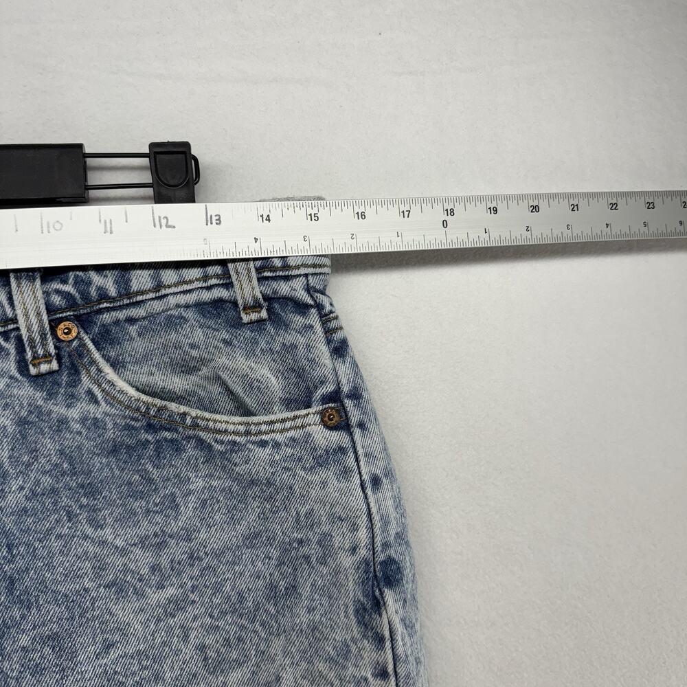 Vintage Levis Jeans Fits 30x33 Blue Acid Wash Orange Tab 40550 550USA Made 80s - Picture 6 of 16